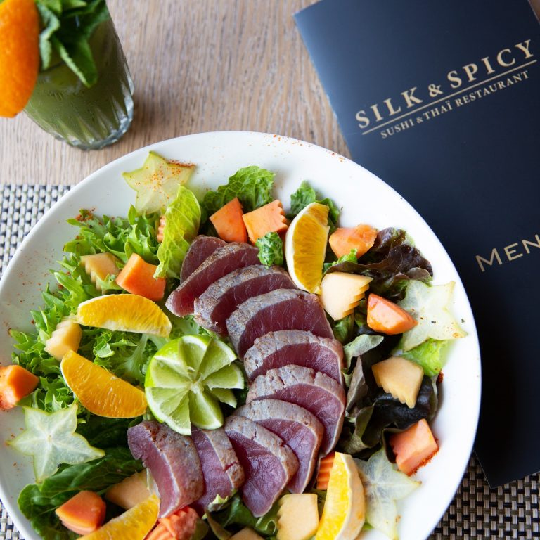A Silk&Spicy dish made with fresh ingredients